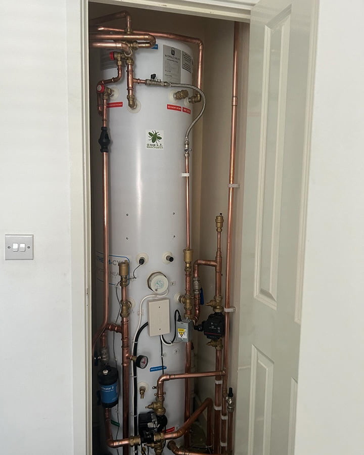 Heat pump installation completed in Northampton